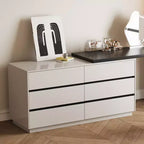 Luck Live Modern Extendable Dresser with 6-Drawer Storage, Reversible Left or Right Setup, Storage Dresser for Bedroom & Dressing Room