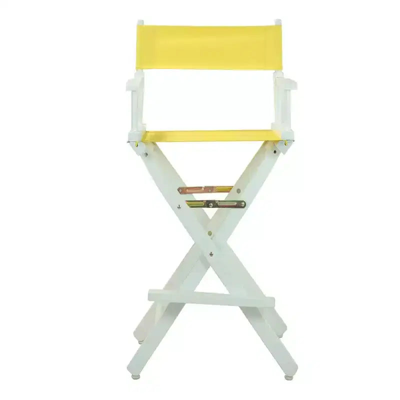 Chaise de réalisateur hauteur bar - Cadre blanc