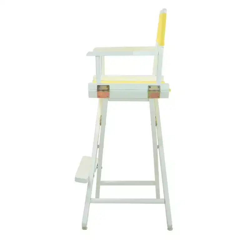 Chaise de réalisateur hauteur bar - Cadre blanc