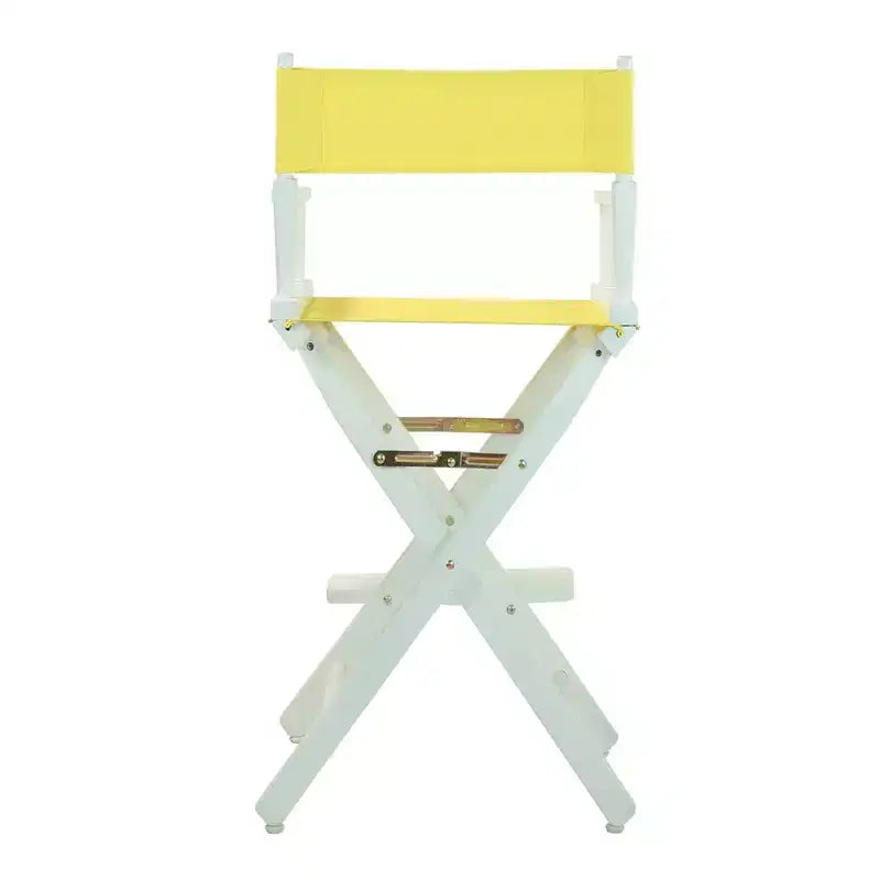 Chaise de réalisateur hauteur bar - Cadre blanc