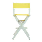 Chaise de réalisateur hauteur bar - Cadre blanc