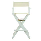 Chaise de réalisateur hauteur bar - Cadre blanc