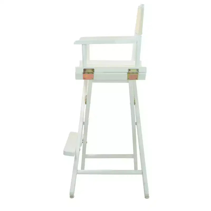 Chaise de réalisateur hauteur bar - Cadre blanc