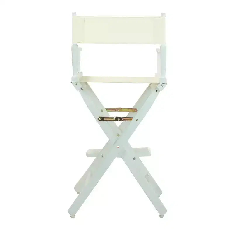 Chaise de réalisateur hauteur bar - Cadre blanc