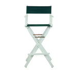 Chaise de réalisateur hauteur bar - Cadre blanc