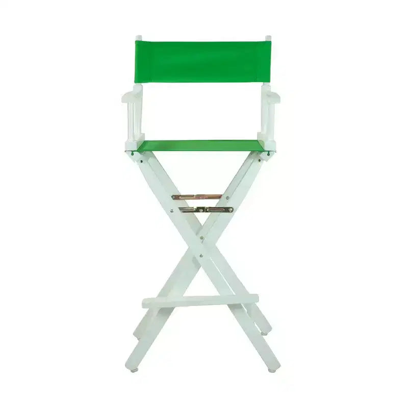 Chaise de réalisateur hauteur bar - Cadre blanc