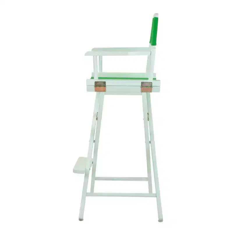 Chaise de réalisateur hauteur bar - Cadre blanc