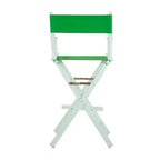 Chaise de réalisateur hauteur bar - Cadre blanc