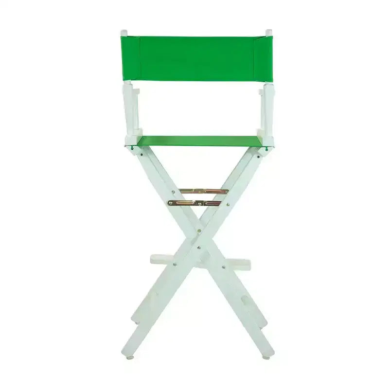 Chaise de réalisateur hauteur bar - Cadre blanc