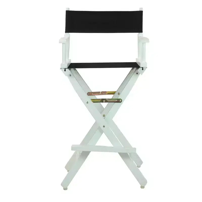 Chaise de réalisateur hauteur bar - Cadre blanc