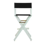 Chaise de réalisateur hauteur bar - Cadre blanc