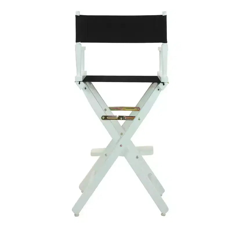Chaise de réalisateur hauteur bar - Cadre blanc