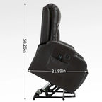 Heavy Duty Power Lift Recliner Chair for Elderly with Massage and Lumbar Heating