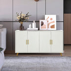 60 TV Stand with Antique Handles, Storage & Adjustable Shelves