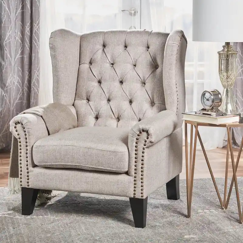Fauteuil à oreilles moderne pour salon, chambre, bureau à domicile
