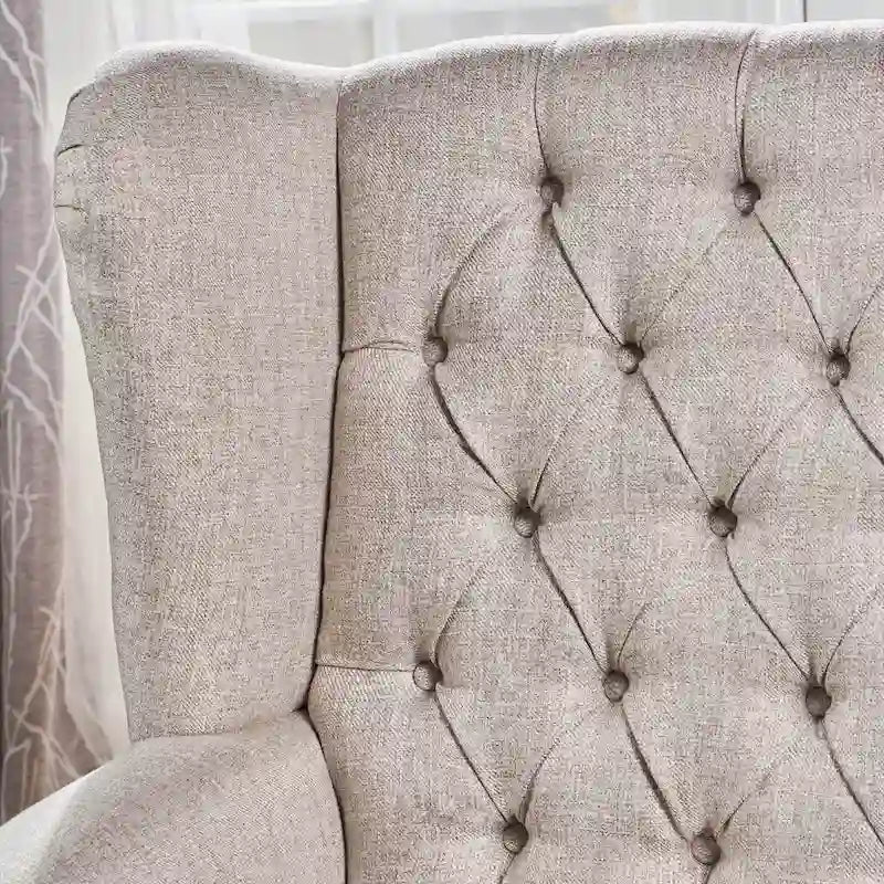 Fauteuil à oreilles moderne pour salon, chambre, bureau à domicile