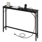 5.9 Table console étroite avec prises électriques