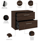 Bush Business Furniture Vista 2 Drawer Lateral File Cabinet
