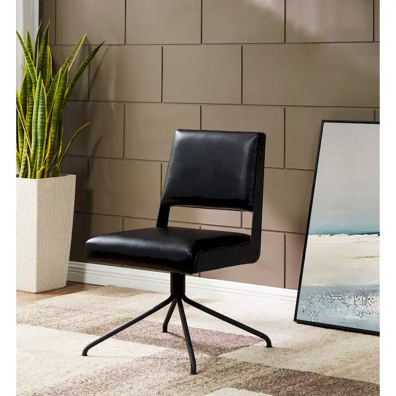 SAFAVIEH Couture Kanja Swivel Office Chair - 22Wx24Dx34H