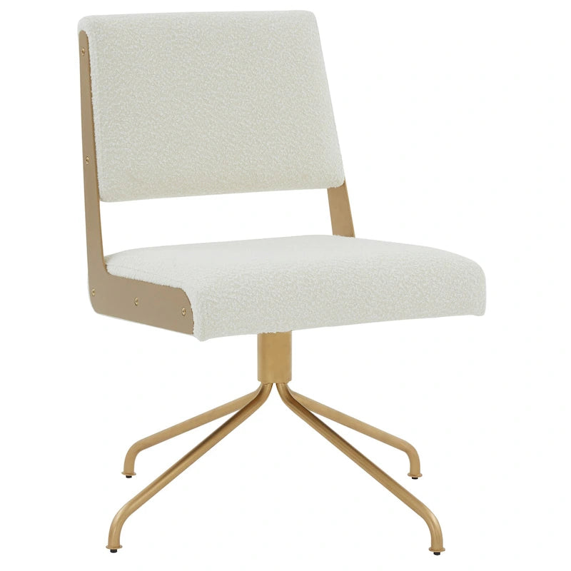 SAFAVIEH Couture Kanja Swivel Office Chair - 22Wx24Dx34H