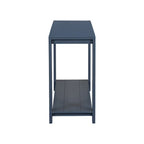 Caractéristiques distinctives d'une console minimaliste avec étagère inférieure et quatre pieds, adaptée à une entrée, un couloir