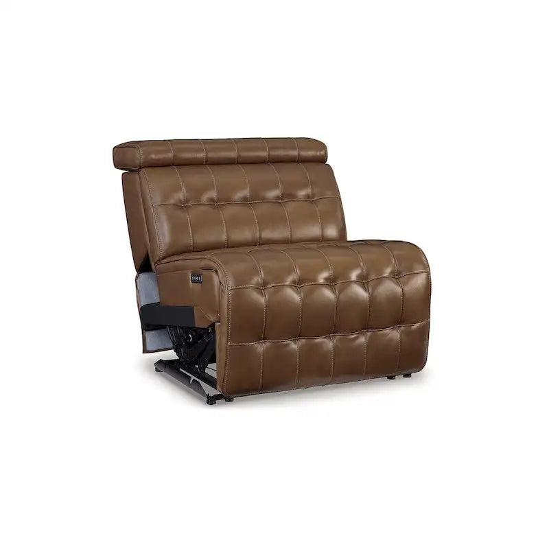 Canapé d'angle inclinable électrique 5 pièces marron moyen Temmpton de Signature Design by Ashley - 110W x 110D x 34H