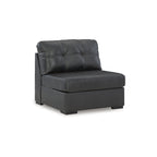 Signature Design by Ashley Brindley Pier Gray 5-Piece Sectional - 128W x 128D x 40H