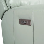 71.5 Leather Zero Gravity Power Recliner Loveseat Sofa with Power Headrest, USB&USB-C Port