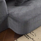 Versatile Transformable Sofa with Ottoman Stools for Compact Spaces