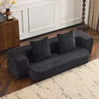 Versatile Transformable Sofa with Ottoman Stools for Compact Spaces