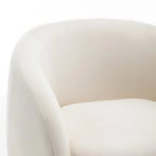 SEYNAR Modern Glam Velvet Upholstered 360 Degree Swivel Accent Armchair Set of 2