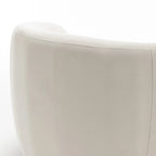 Fauteuil d'appoint pivotant à 360 degrés en velours SEYNAR Modern Glam (lot de 2)