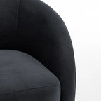 SEYNAR Modern Glam Velvet Upholstered 360 Degree Swivel Accent Armchair Set of 2