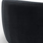 Fauteuil d'appoint pivotant à 360 degrés en velours SEYNAR Modern Glam (lot de 2)