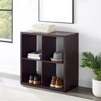 Meuble de rangement quatre cubes - 30 - Brun expresso