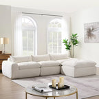 116  Fully Compressed Sofa with High Density Foam,Particle Chenille