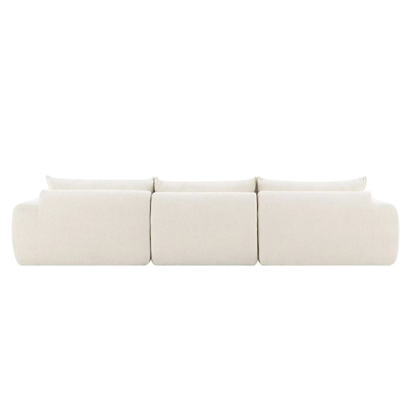 116  Fully Compressed Sofa with High Density Foam,Particle Chenille