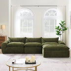 116  Fully Compressed Sofa with High Density Foam,Particle Chenille