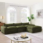 116  Fully Compressed Sofa with High Density Foam,Particle Chenille