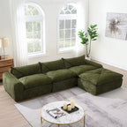 116  Fully Compressed Sofa with High Density Foam,Particle Chenille