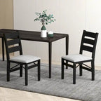 Costway Folding Chairs Set of 2/4 Modern Upholstered Chairs with Comfy
