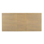 Ensemble table et chaises de salle à manger 7 pièces, table et chaises en bois massif avec table de salle à manger extensible, 2 tiroirs et 6 chaises rembourrées