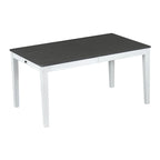 Ensemble table et chaises de salle à manger 7 pièces, table et chaises en bois massif avec table de salle à manger extensible, 2 tiroirs et 6 chaises rembourrées