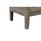 Wood Sideboard Cabinet with Pattern Door, Buffet Cabinet with Adjustable Shelves, Console Table with Solid Wood Legs