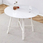 Table à manger ronde minimaliste et moderne 42