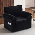 33 Corduroy Swivel Single Sofa Chair