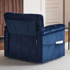 33 Corduroy Swivel Single Sofa Chair