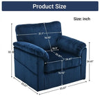 33 Corduroy Swivel Single Sofa Chair
