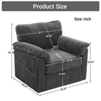 33 Corduroy Swivel Single Sofa Chair