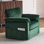 33 Corduroy Swivel Single Sofa Chair